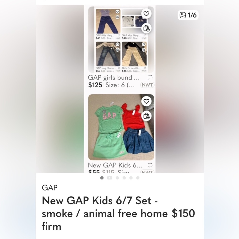 GAP girls bundle original listing in my closet with photos